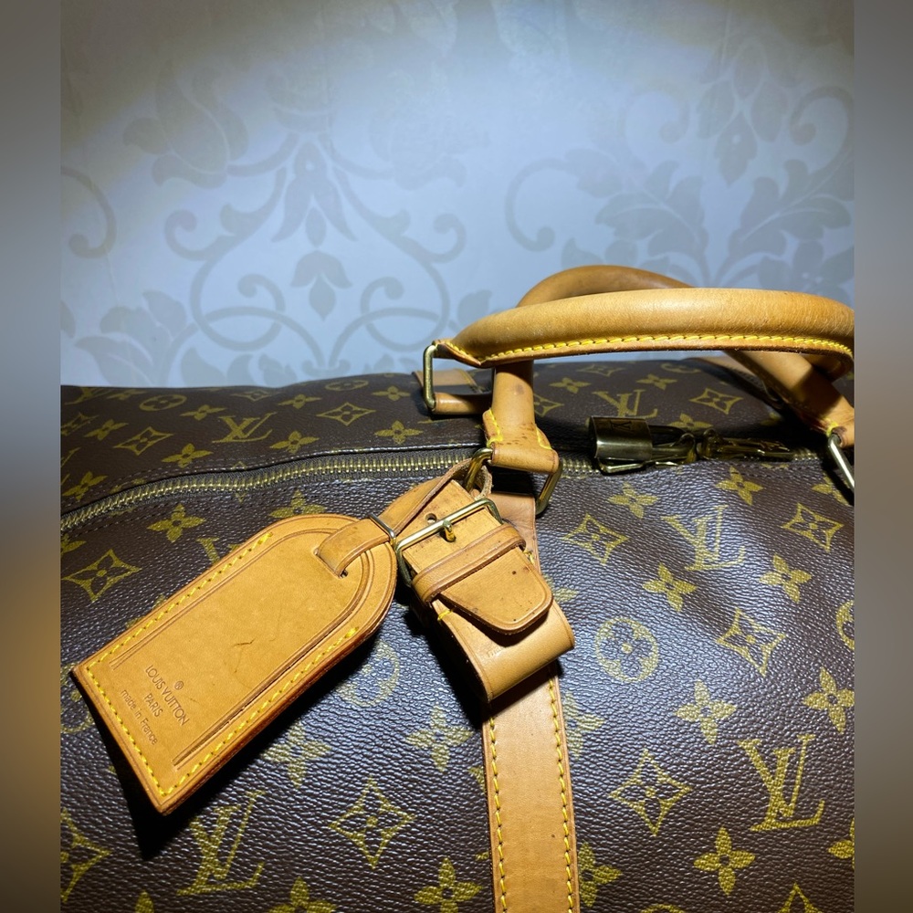 LV Keepall Bandouliere 60 Monogram Vtg in EUC Authentic - Picture 6 of 14